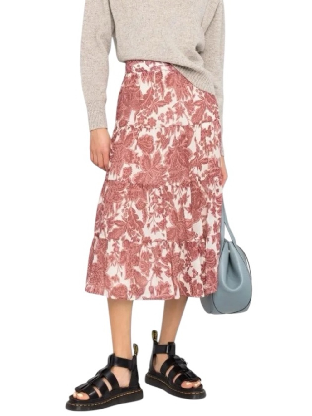 BA&SH Wonder Skirt Floral Print